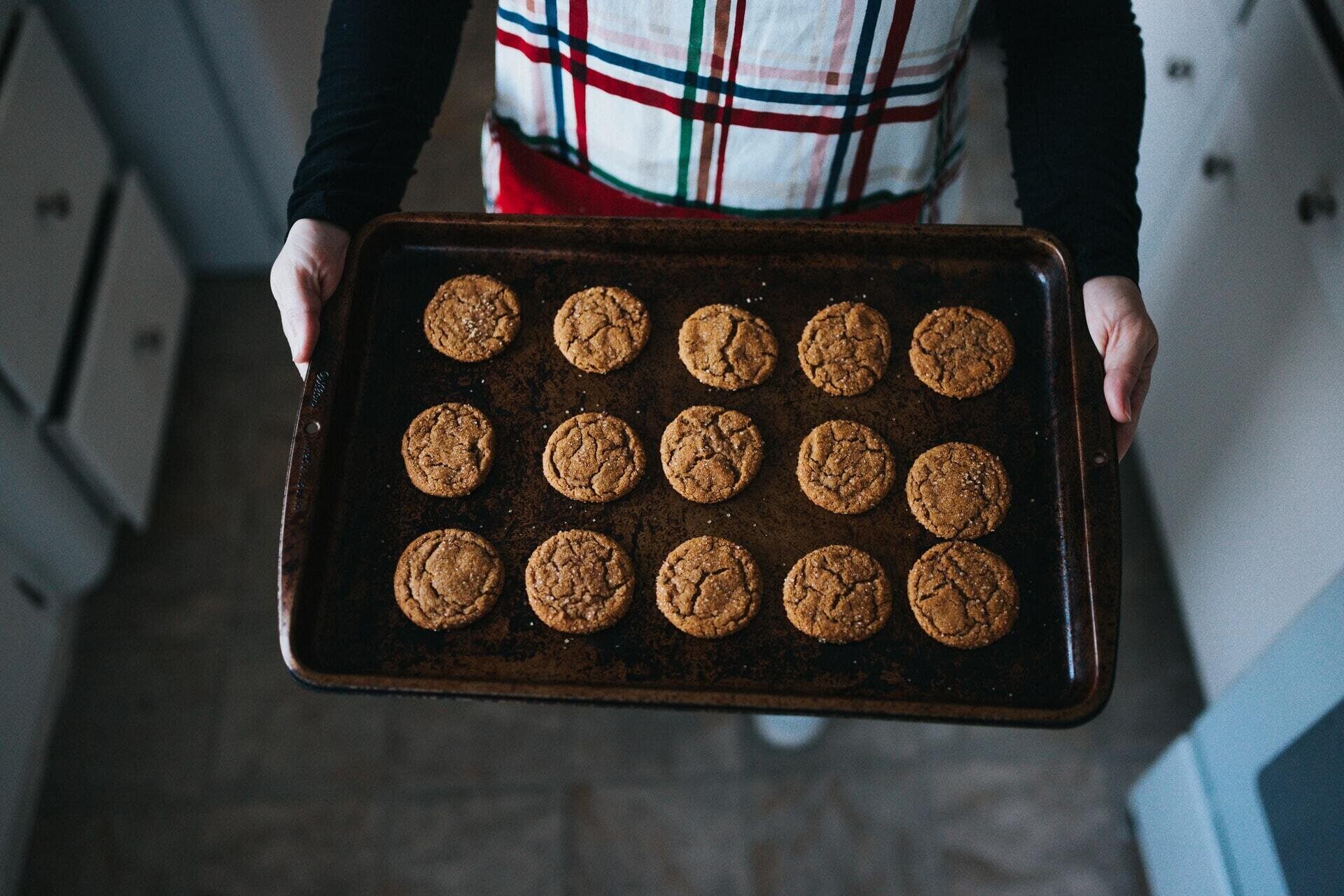 cookies on a pan